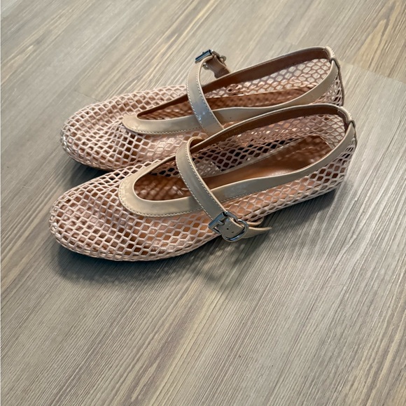 Nude mesh ballet flats - size 7 - Picture 5 of 6